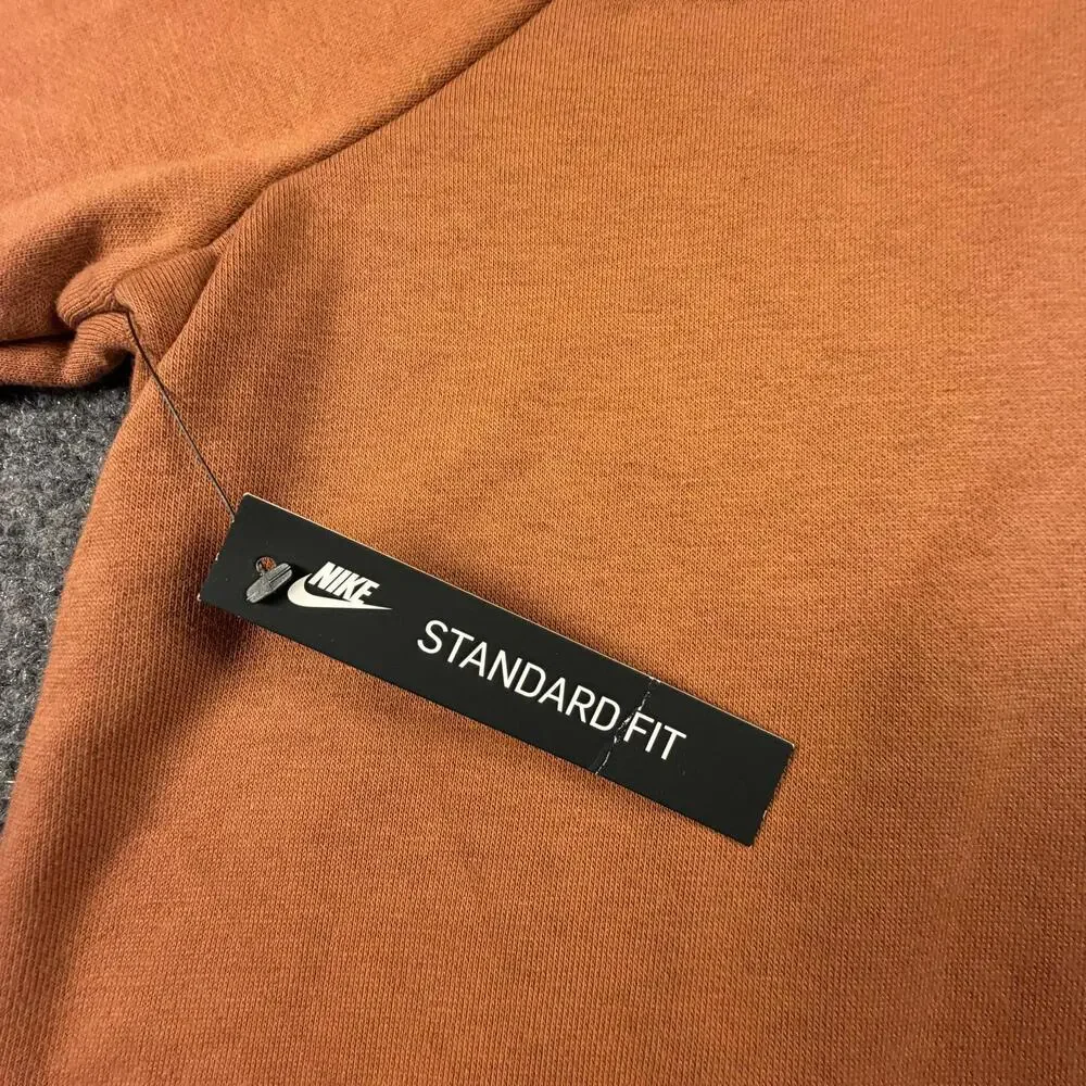 Nike Men's Hoodie Sweatshirt Size‎ Small Rust Orange #1127